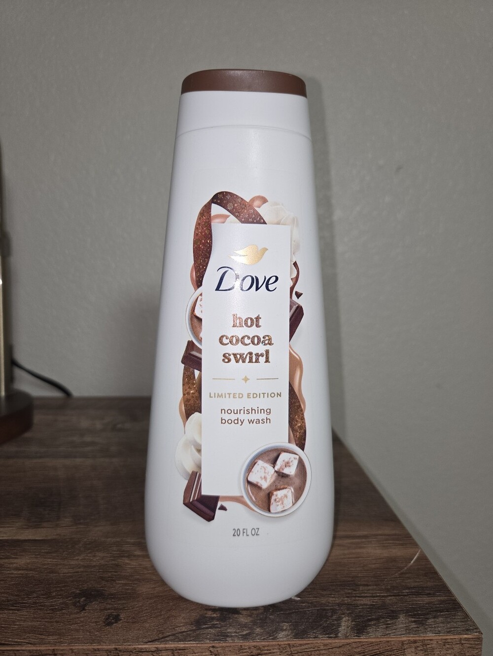Dove Hot Cocoa Swirl Nourishing Body Wash - White & Brown